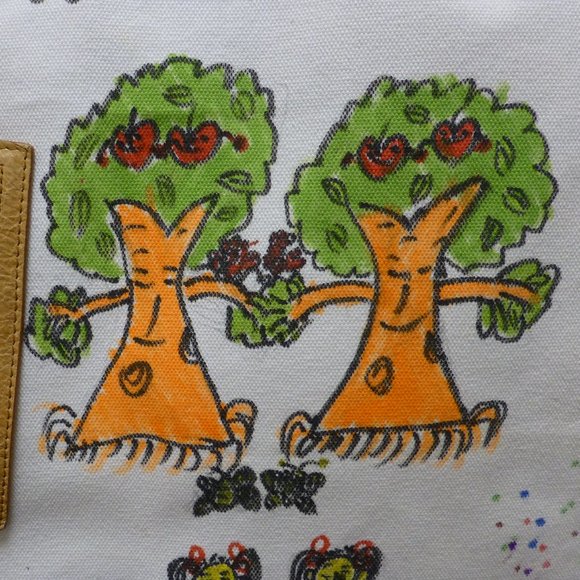 Versace Canvas Tote Bag w/Leather Trim from CARES 2009 LTD Edition, nwt - Picture 3 of 15